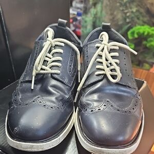 Cole Haan Men's Navy Brogue Oxfords